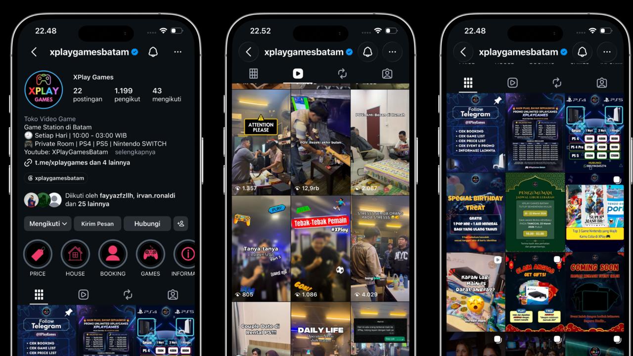 Revamp Tampilan Feed & Information XPlay Games